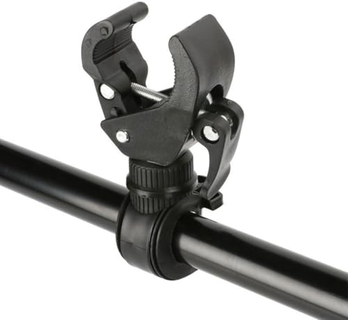 Supporto per torcia da bicicletta con attacco a vite facile e rotazione di 360 gradi per una direzione ottimale della luce