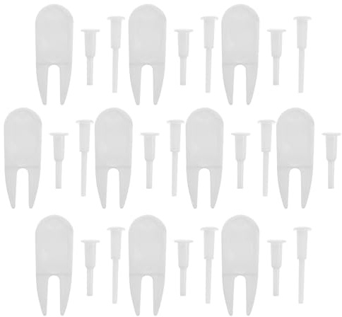TOYZFRIENDY Kit de Remplacement 60 Pcs Bouchons de Ballon de Yoga Gonflable en Plastique 5 Cm X 3,5 Cm avec Extracteur, Bouchon Anti-Fuite pour Ballon D’Exercice Fitness, Accessoires