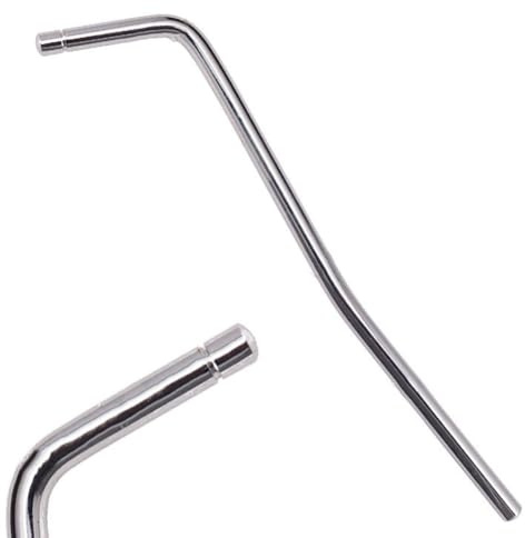 1 bras de trémolo pour guitare électrique, filetage de 6 mm pour barre Whammy, compatible avec pont de trémolo unique, levier à secouer en métal (couleur : argent ou noir)