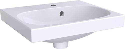 Geberit KG Acanto Handwaschbecken, 450x380mm m. Hl, m. Ül, weiß