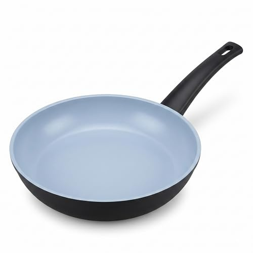 STONELINE Natural Line Keramikpfanne 24 cm Antihaft Pfanne mit Keramikbeschichtung PFAS frei für öl- und fettarmes Braten, Antihaft Pfanne Keramik Induktion und backofengeeignet