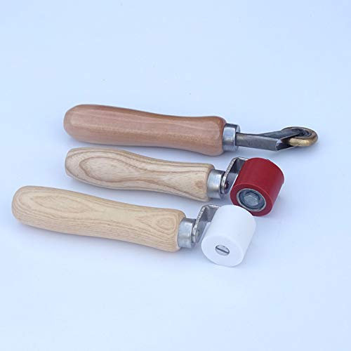 Rodillo de latón de 6 mm + rodillo de presión de mano de gel de silicona resistente a altas temperaturas+rodillo de presión de teflón blanco de 28 mm (PTFE)