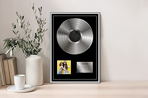 Oedim Originelles Geschenk, Platte aus Plexiglas, Silber, personalisierbar, personalisierte geschenke, hergestellt aus Methacrylat, 4 mm, 31 x 45 cm, Spiegeleffekt, mit Unterstützung