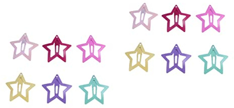 minkissy St hårklämma barn kostym barn hårnålar baby spännband håraccessoarer för barn hårklämmor för barn hårspännen babyklämmor Hårtillbehör Pentagram utfärda kort uppsättning bebis