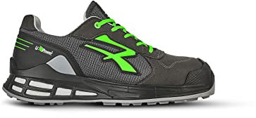 U-Power Red Premium Egon, Scarpe Antinfortunistiche Basse in Nylon Traspirante e Microfibra, Puntale in Alluminio, Suola Infinergy, Antiperforazione