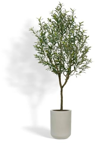 CG Hunter, Faux Olive Tree, 8.5 ft, Home Decor