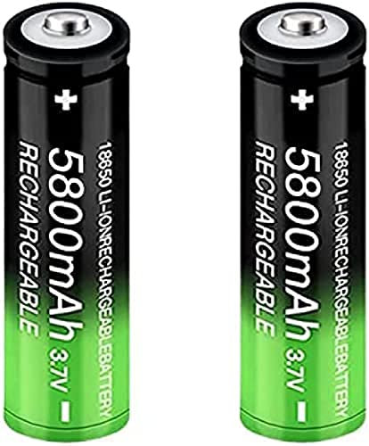 Batteria 3.7V 5800MAh Batteria Ricaricabile Per Torcia A LED, Lampada Frontale, Dispositivi Elettronici-2PCS
