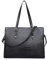 Simcat Laptop Handbag for Womens Tote Bag Black, Leather 15.6 Inch Laptop Handbag, Ladies Cross Body Laptop Bag, Office Work Bag Ladies Large Crossbody Shoulder Bag for School and Work