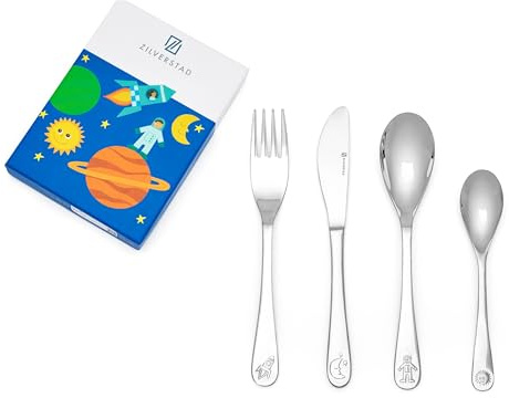 Zilverstad - Couvert Enfant 4 pièces Espace INOX
