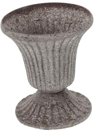 MOBUTOFU Friedhofsvase Grabvasen Blumenbehälterhalter Aus Eisen Für Gedenkstätten Blumenvase Für Grab Gartenblumentopf Grabblumentopf Blumenvasen Für Gräber Blumenarrangements Haltend