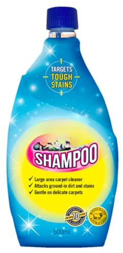 Citystores® Carpet Shampoo 500ml – Powerful Deep Cleaner for Carpets & Rugs, Odor Neutralizer, Stain Remover, Pet-Friendly, Ideal for Home & Office, Suitable for All Carpet Cleaning Machines 9107