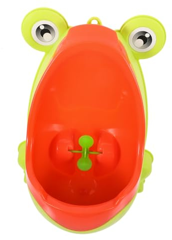 Orinatoio per Bambini a Forma di Rana, Montaggio a Parete | Pp, Design Salvaspazio, Installazione Semplice, Pulizia Facile, Finitura Delicata, Uso per Toddler