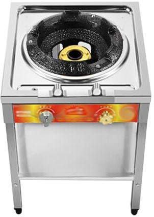 Fornello a Gas Propano da Esterno con Accensione, Fornello a Gas da Campeggio a Media/alta Tensione con Ripiani, per Cucinare All'aperto, Campeggio e Barbecue