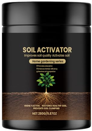 Eastuy Rivitalizzante per Terreno - 280 g Rivitalizzante Organico Solubile In Acqua - Fertilizzante per Piante da Interno,per Prato Giardino Orchidea Ortensia Begonia