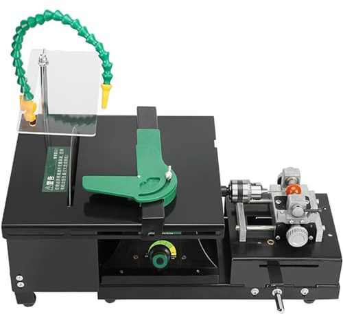 Mini Table Saw and Polisher, Multi-Functional DIY Lathe Tool with Flexible Shaft for Jewelry Making, Crafts, and PCB Cutting