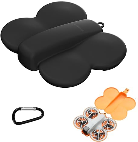MotuTech Borsa portaoggetti per DJI Neo Custodia protettiva per Drone Custodia Borsa per il trasporto Accessori, Nero , 16.1 x 14.2 x 5.3 centimeter, Custodia per il trasporto