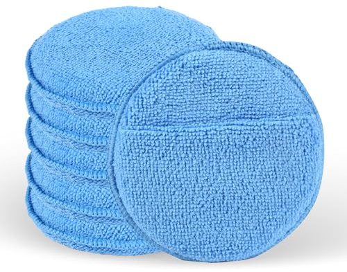 YAIOZHS 6 Pack Wax Applicator Pads