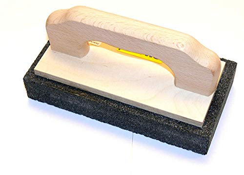 Zische Rutscher Schleifstein mit Griff, 200 x 100 x 30 mm, für Beton und Estrich
