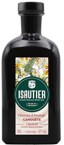 Isautier - Douceur d'Arrangé Cahouète, Liqueur de Rhum - Ile de la Réunion - 17° (1 x 0,5L)