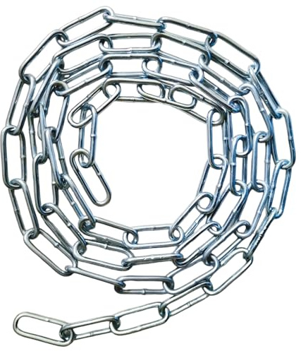 Heavy Duty Galvanised Steel Link Chain – Extra Strong Welded Rust & Corrosion Resistant Security Chain for Bike Locks Padlock Gate Fence & Outdoor Use (5 Metre, 3MM)