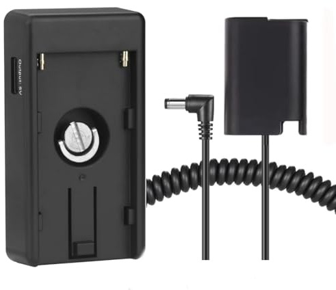 NP-F Akku-Adapterplatte mit DMW-BLK22 Dummy-Akku DMW-DCC17 DC-Koppler für Panasonic LUMIX S5 DC-S5 DC-S5K DC-S5GK GH6