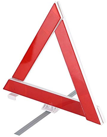 Triangolo Riflettente Pieghevole per Emergenza Auto - Segnale di Avvertimento per Guasti Stradali e Situazioni di Emergenza