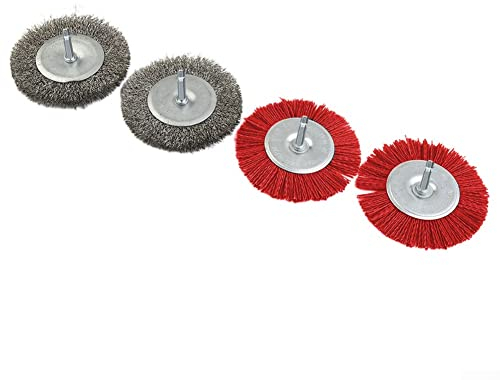 4pcs Electric Grout Brushes, EFB Grout Cleaner Model 2022 Includes Byron Brush and Wire Brush