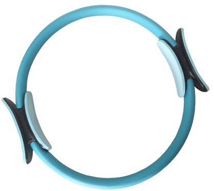 wisoolkic Aro de Pilates Premium, Herramienta para Ejercicio de Cuerpo Completo para Mujeres y niñas, círculo mágico de Fitness para Entrenamiento físico, Anillo de Yoga PP, Azul