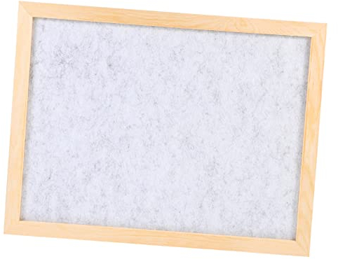 STOBOK Handgemachte Pinnwand Kinder 30x40cm Filz Holz Nachrichtentafel Selbstgemacht Memoboard Für Klassenzimmer Und Kinderzimmer
