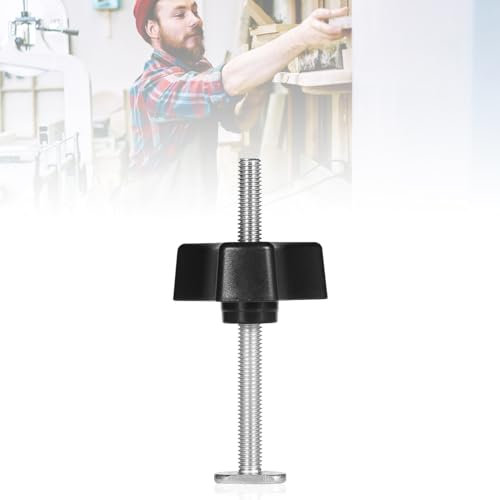 Set di Morsetti di Fissaggio in Metallo Ad Azione Rapida, con Impugnatura in Plastica, Morsetto per Binario a T, Morsetti di (Vite a T+maniglia in plastica M8)