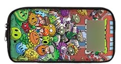 Damoff Trousse à Crayon PVZ Etui Crayon Ecole Plants Vs Zombies Sac à Crayon École Plantes Étui à Crayon Plants Trousse à Crayons Plantes Trousse Crayon Plants Vs Zombies Etui à Crayons PVZ Trousses