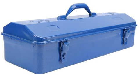 VOBOR Toolbox, Blue Toolbox Metal Structure High Load Bearing Portable Tool Storage Organizer for Workshop Garage Car Job Site (500 Toolbox)