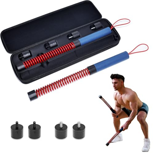 Seilloses Kampfseil, verbesserte Version, verstellbares Gewicht, tragbarer Kraft- und Aerobic-Trainer für Muskeltraining, geeignet für Sportler, Boxer und Heim-Fitnessstudios zum Verbrennen