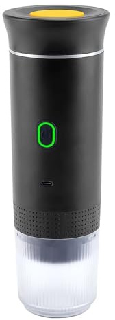 Macchina per Espresso Portatile 3 in 1 – Compatibile con Capsule Nespresso, Dolce Gusto e Caffè Macinato, 20 Bar, Autoriscaldante, USB-C, 8,5×24,5 cm | ESPRESSNA