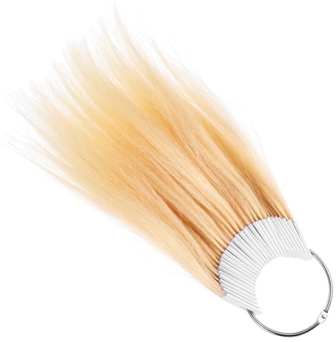 CLISPEED Human Hair Color Chart Samples 30pcs Hair Testing Kit for Salon Dyeing and Color Analysis