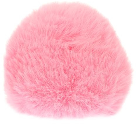 Kisangel Protezione Microfono in Pelliccia Antivento Copertura Spessa Fonoassorbente Per Microfono Da Conferenza Ktv e Registrazione Compatibile Con Yeti Rosa