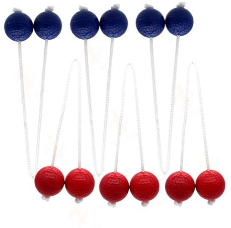 ULIJTH 6Pcs Scale Lancio Palla Ricambio Hard Golf Formazione All'aperto Per Bambini Adulto Famiglia Facile Da Usare Hard Golf Training Gioco di Lancio