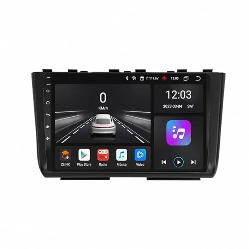 Autoradio Gps Navigazione Stereo 2 Din per MAZDA 5 2005-2010 Ips Schermo Tattile Supporto Gps Navigatore Wireless Radio Carplay Android Auto Wifi, 4 Nucleo 4G+64G