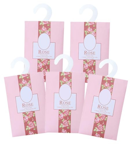 Garneck 5 Stück Duftkissen Tasche rosa für Schubladen Schränke und Autos schönen frischen Duft Schrank Duft