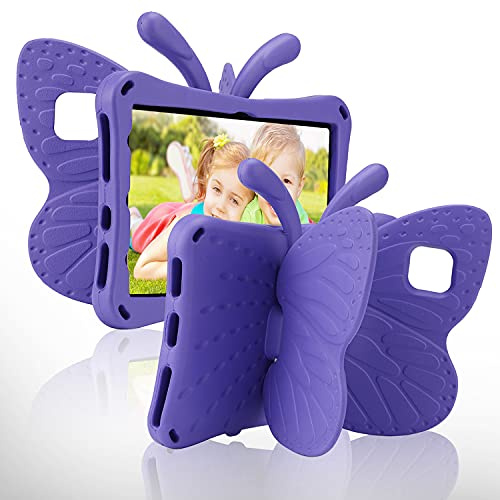 FunnyWin Funda para iPad Mini 6 5 para niños, iPad Mini 6 8.3 con luz de soporte, EVA Full Boby protección contra caídas, resistente a prueba de golpes, a prueba de niños, iPad Mini Kid Tablet Case