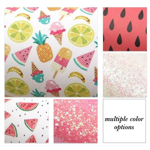 Synthetisches Leder Kunstleder-Blattstoff-Set, 20 x 33 cm, for Bucheinband, Schleifen, DIY, handgefertigtes Material (Color : 1085923001)