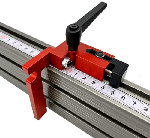 75 Typ Führungsschiene Stop Gehrungsschiene Stop, 75 Typ Miter Track Stop T-Track Holzbearbeitung Begrenzer Handwerkzeuge Aluminiumlegierung Rutsche Locator Gehrung T-Slot Stop Gerät (75 Typ)