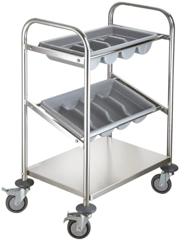 2 Level Cutlery Trolley