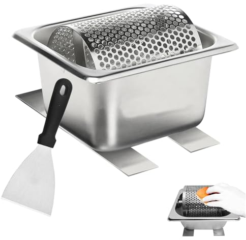 Edelstahl-Butterroller, 1L Butterroller-Gürtel mit Ständer, Butterroller-Werkzeug, Langlebiger Butterverteiler, Effizienter, Wiederverwendbarer, Praktischer, Gadget für Geschäft, Küche,Maisbrot,Steaks