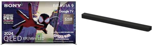 Sony BRAVIA 9 QLED, K75XR90, 75 TV BRAVIA Theatre Bar 9 – Dolby Atmos Single Soundbar