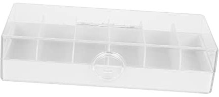OSALADI Portable Cord Storage Box Multi-use Organizer Cable Organizer Box Data Cable Storage White