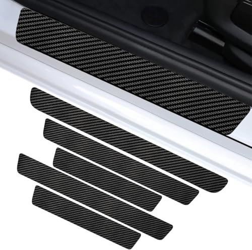 MKWGZPGW Einstiegsleisten Passend Autos Für VW TOURAN, Schutzfolie Auto Aufkleber Selbstklebende Lackschutzfolie Dekorative Accessoires