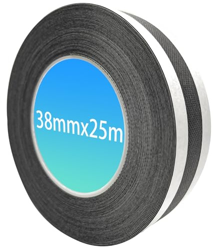 Sorlpv Gewächshaus Klebeband Anti Dust Tape 25m, Selbstklebend Kantenverschlussband für Stegplatten und Hohlkammerplatten von 11-16 mm (38mm Breit)