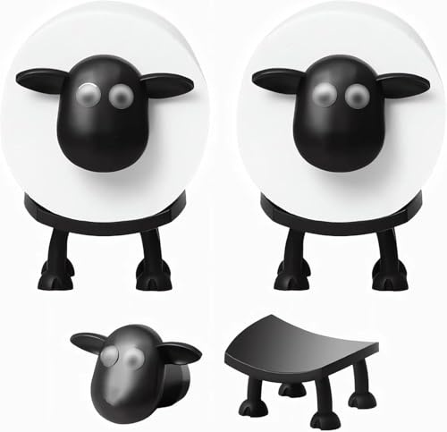 3 Pcs Sheep Toilet Roll Holder, Toilettenpapierhalter Schaf, Süß und Funktional Toilettenpapierständer für Badezimmer Wc Küche Langlebige Und Stilvolle Heimdekor