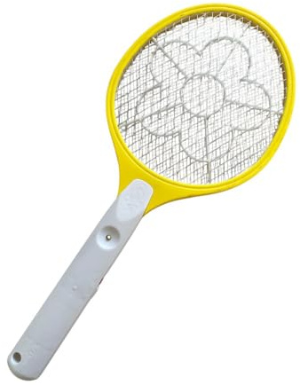 Raquette Anti Moustique Électrique à Piles Format XL 48 cmGrille Haute Tension pour Insecte Volant
